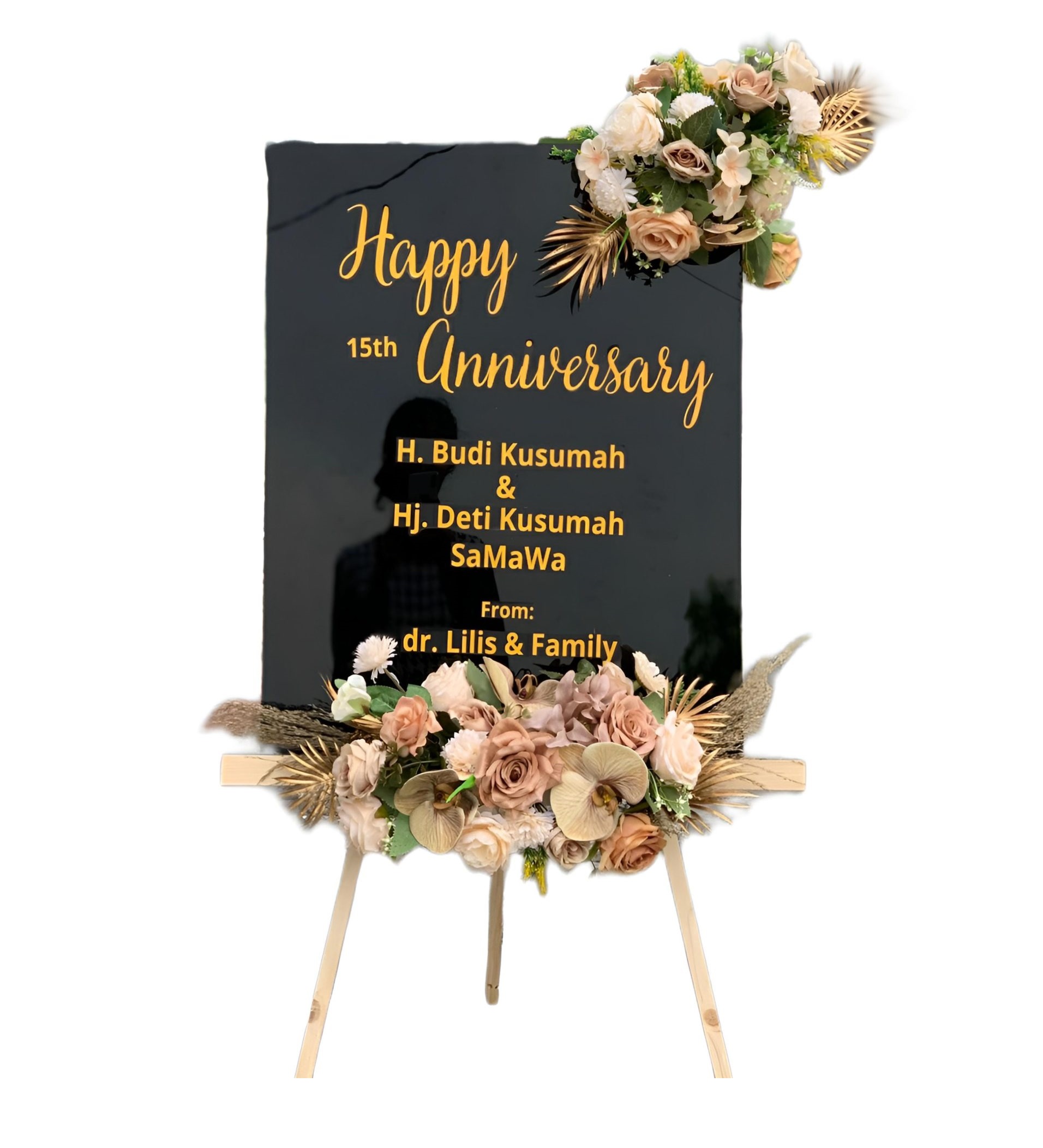 Papan Bunga Akrilik Sematang Borang